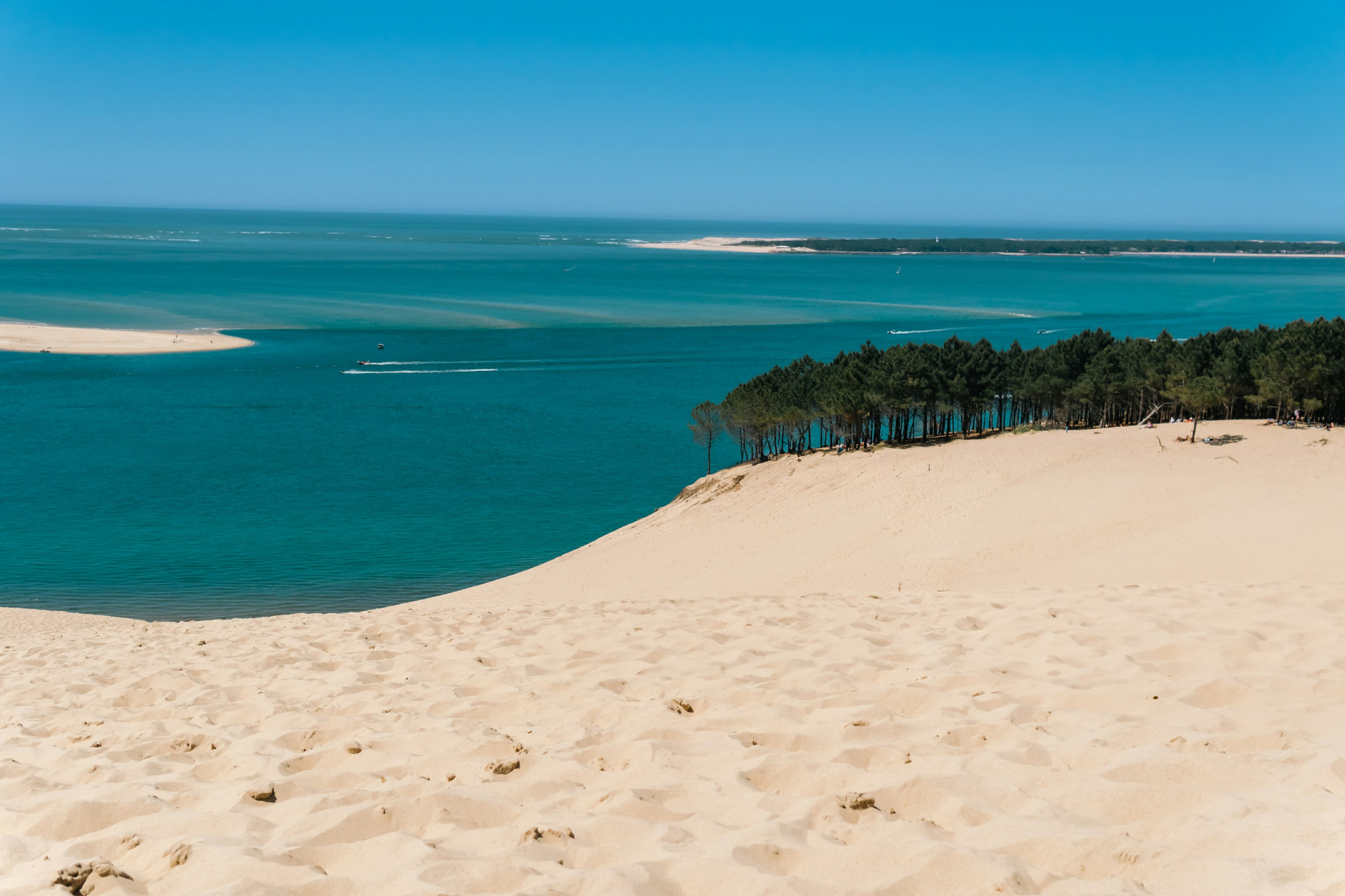 Vue de la Dune du Pilat et du Bassin d'Arcachon