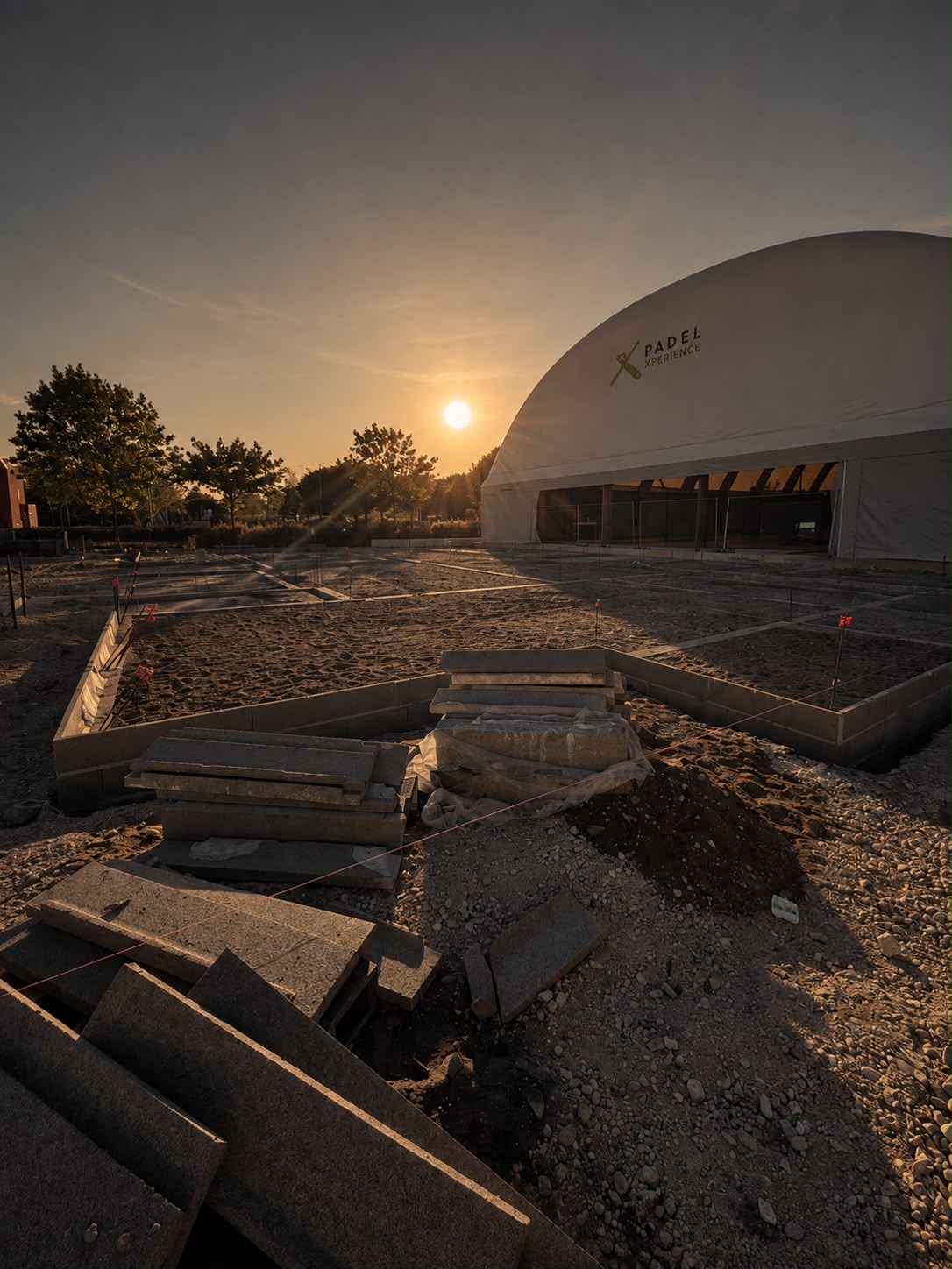 Démarrage des travaux du club house
